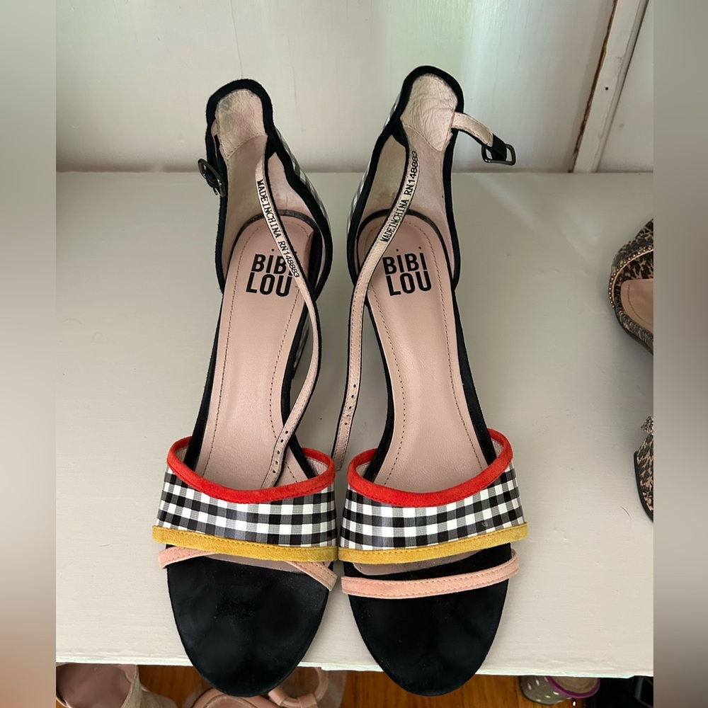 Bibi Lou heeled sandals, size 10